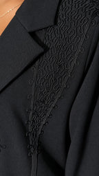 Black Knotwork on white background — view 4