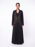 ASAMI 011 - Floral Vine Embroidered Abaya