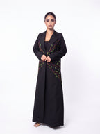 ASAMI 011 - Floral Vine Embroidered Abaya