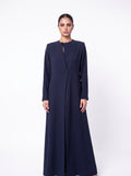 Navy Plain Abaya